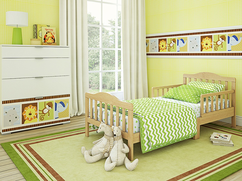 Кровать для дошкольников Candy размер 150 х 70 см, цвет - натуральный  